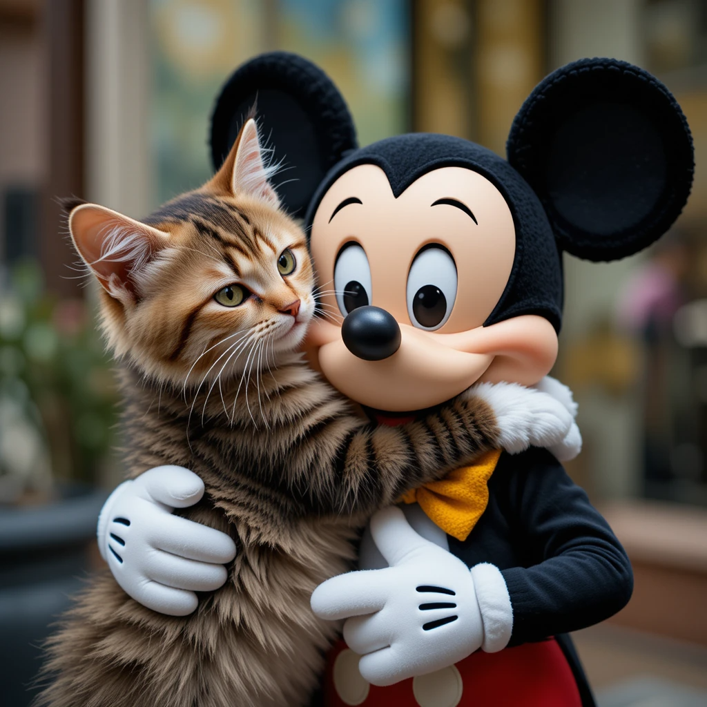 Gato y MIckey